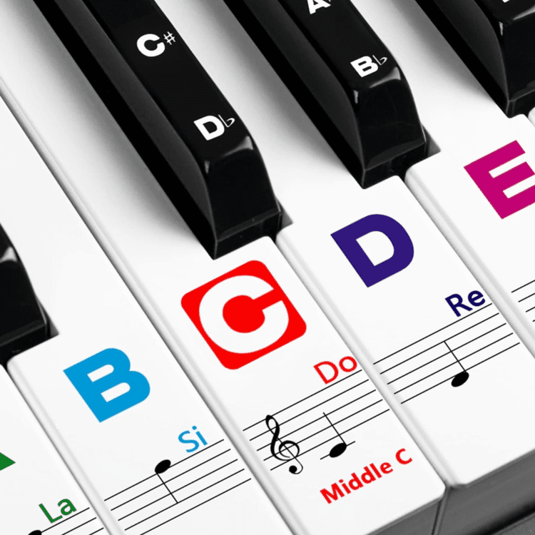 Piano Keyboard label4